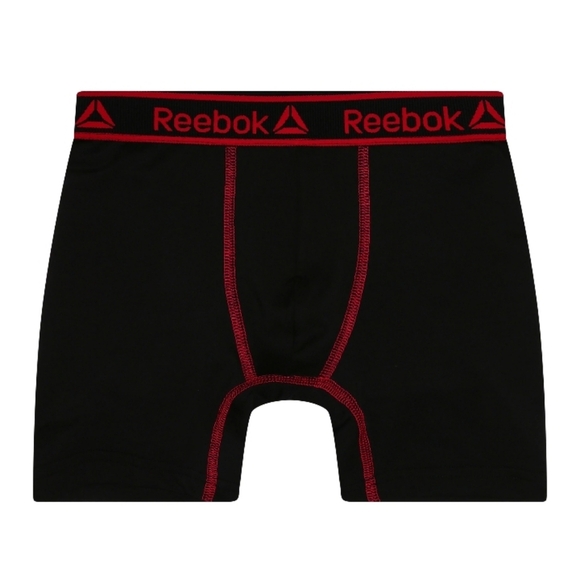 💙🌺 3 Reebok Men's Black Boxer Briefs. Size M - Picture 1 of 7